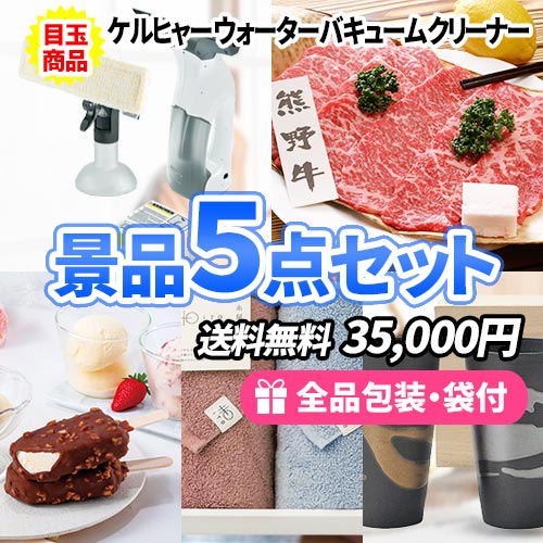 sa0247 便利なバキュームクリーナーをメインにもらって嬉しい景品5点セット 